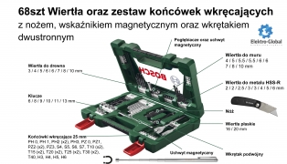 Zestaw Bosch V-Line 68szt. - Bosch